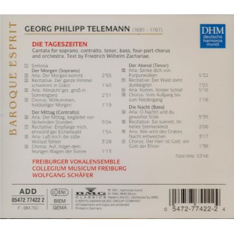 Tageszeiten (Cantate pour soprano, contralto, ténor, basse)